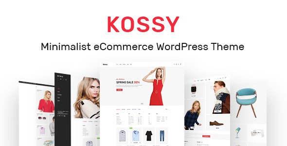 Kossy v1.33 Nulled - Минималистская тема WordPress для электронной коммерции