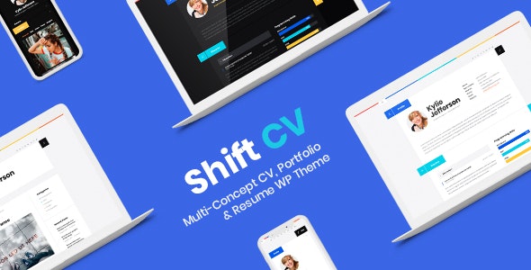 ShiftCV v3.0.10 Nulled - Блог Резюме Портфолио WordPress