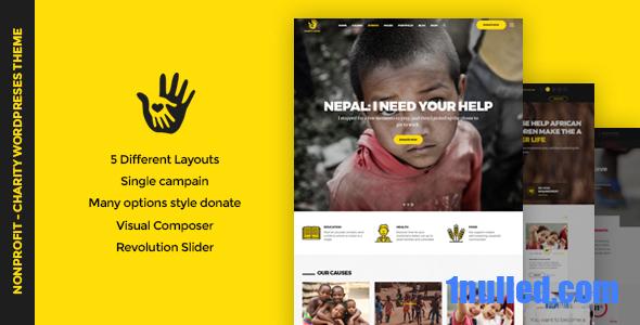 CharityHeart v1.9 Nulled - Благотворительность, Краудфандинг, Некоммерческая тема