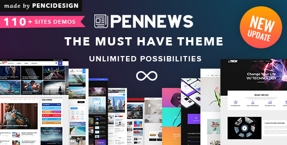 PenNews v6.6.7 Nulled - Новости/ Журнал/ Бизнес/ Портфолио