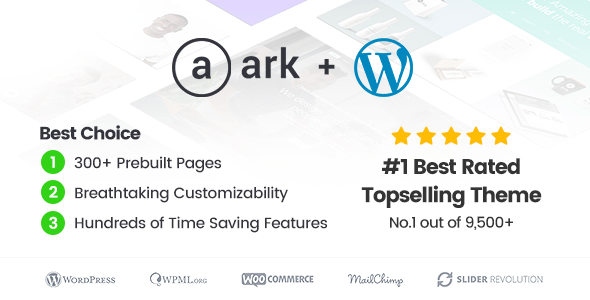 The Ark v1.69.0 Nulled - Многоцелевая тема WordPress