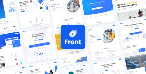 Front v1.1.26 Nulled - Многоцелевая бизнес-тема WordPress