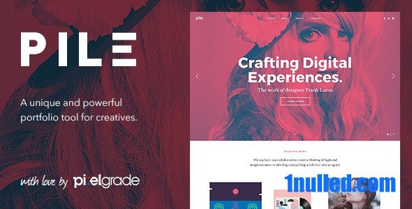 PILE v2.5.1 Nulled - Нетрадиционная тема для портфолио WordPress