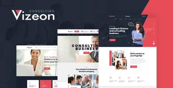 Vizeon v1.1.0 Nulled - WordPress темы для бизнес-консалтинга