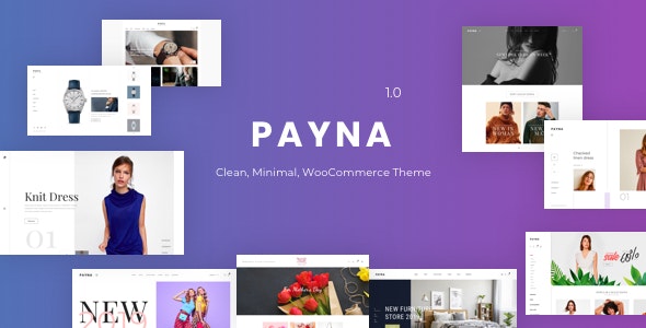 Payna v1.2.5 Nulled - Чистая, минимальная тема WooCommerce