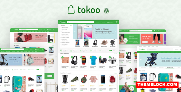 Tokoo v1.1.17 Nulled - Тема WooCommerce для магазина электроники