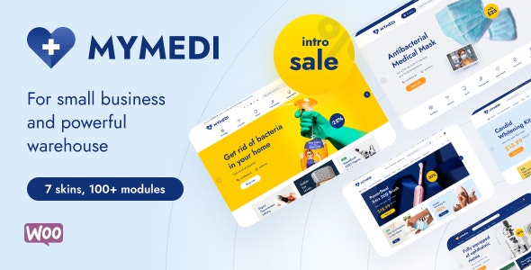 MyMedi v1.5.1 Nulled - Адаптивная тема WordPress для WooCommerce