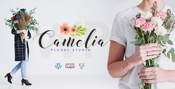 Camelia v1.2.10 Nulled - Тема флориста цветочной студии