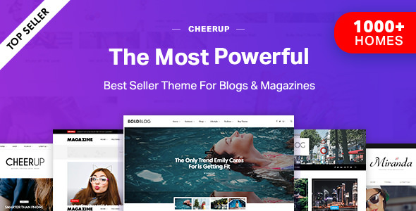 CheerUp v8.1.0 Nulled - Блог / Журнал