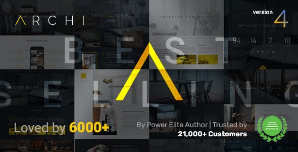 Archi v4.4.14 Nulled - Тема WordPress для дизайна интерьера