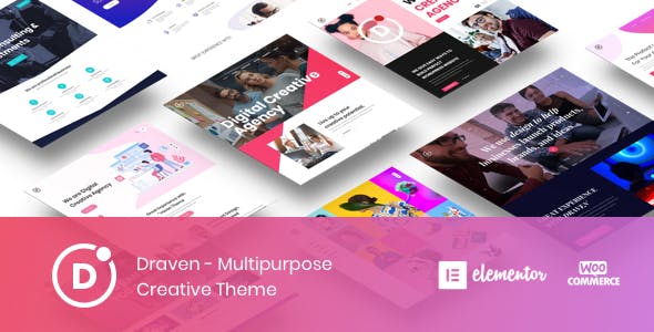 Draven v1.6.0 Nulled - Многоцелевая творческая тема