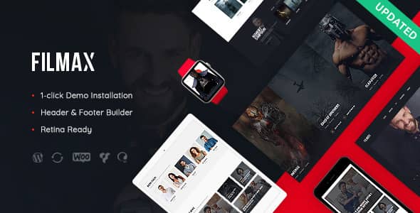 Filmax v1.1.8 Nulled - Тема WordPress для журнала «Кино»