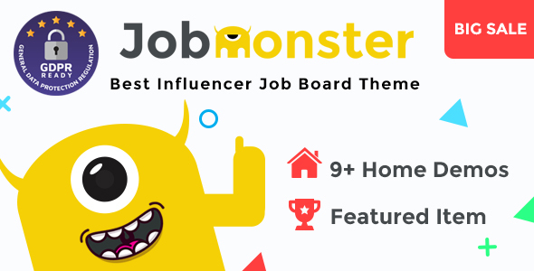 Jobmonster v4.7.1 Nulled - Тема WordPress для доски объявлений