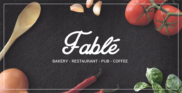 Fable v1.3.8 Nulled - Тема WordPress для ресторана, пекарни, кафе, паба