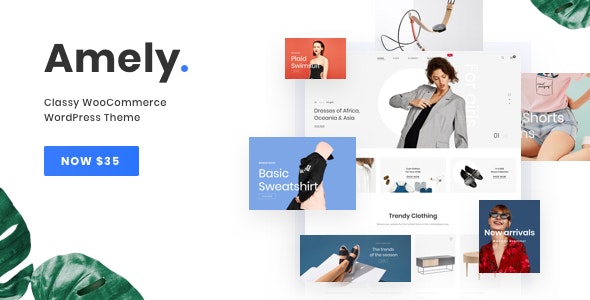 Amely v3.0.0 Nulled - WordPress тема Fashion Shop для WooCommerce