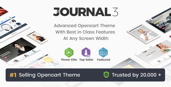 Journal v3.2.0 Nulled - Расширенная тема Opencart