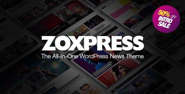 ZoxPress v2.11.0 Nulled - Универсальная новостная тема WordPress