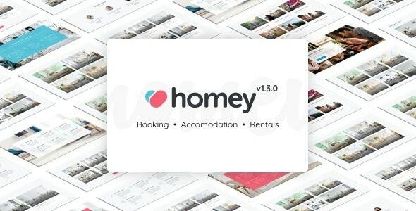 Homey v2.3.5 Nulled - Тема WordPress для бронирования и аренды