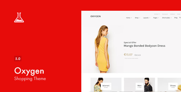 Oxygen v5.31 Nulled - Тема WordPress WooCommerce