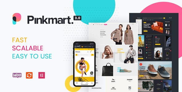 Pinkmart v4.4.1 Nulled - Тема AJAX для WooCommerce