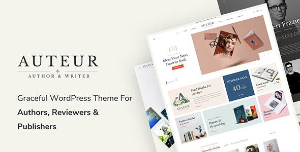 Auteur v6.9 – WordPress Theme for Authors and Publishers - 