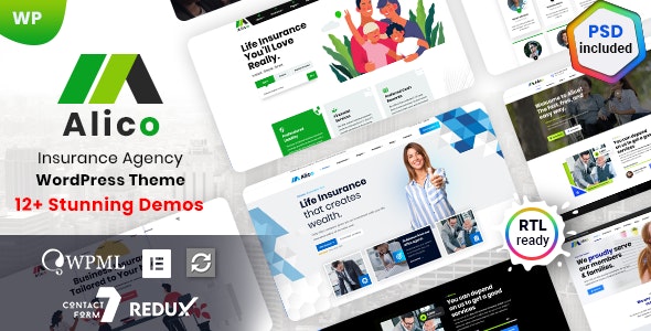 Alico v1.1.8 Nulled - Страхование WordPress