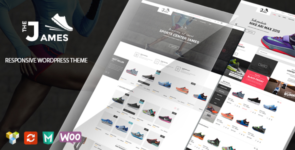 James v1.5.7 Nulled - Адаптивная тема обуви WooCommerce