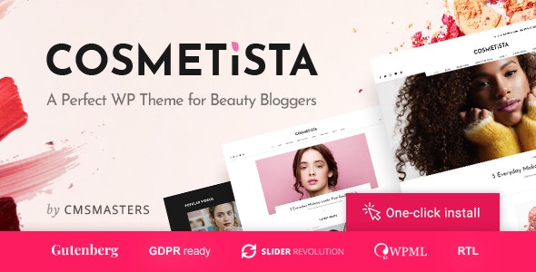 Cosmetista v1.1.2 Nulled - Тема «Красота макияжа»