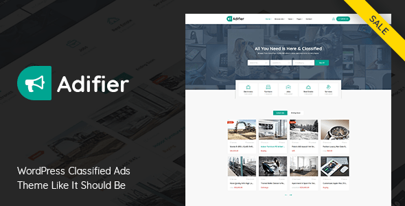 Adifier v3.9.5 Nulled - Тема WordPress для рекламных объявлений