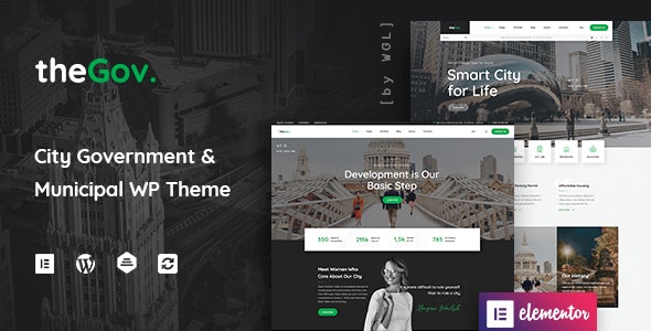 TheGov v2.0.11 Nulled - Муниципальная и правительственная тема WordPress