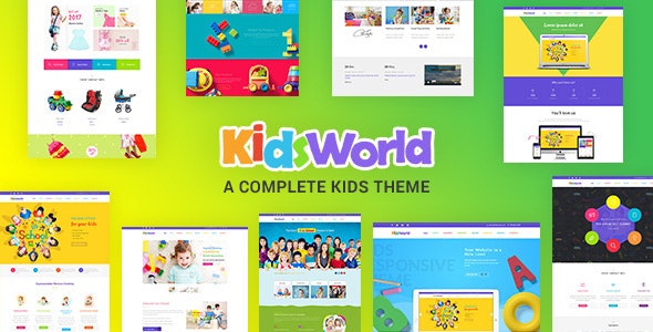 Kids Heaven v3.5 Nulled - Детская тема WordPress