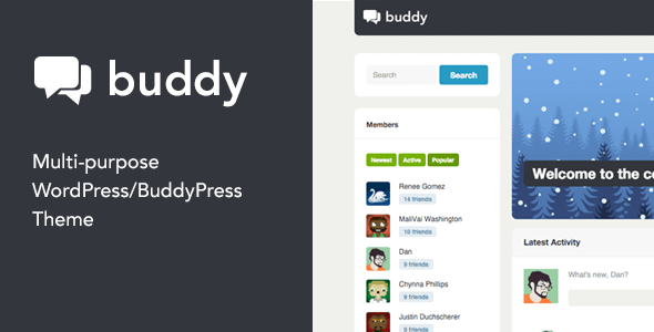 Buddy v2.23.1 Nulled - Многоцелевая тема WordPress/BuddyPress