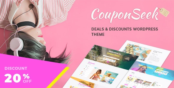 CouponSeek v1.3 Nulled - Тема WordPress со скидками и предложениями