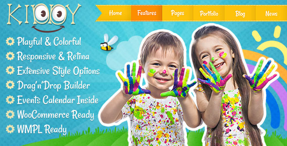 Kiddy v2.0.5 Nulled - Детская тема WordPress