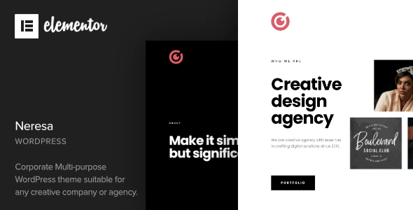 Neresa v1.1 Nulled - Тема Elementor WordPress