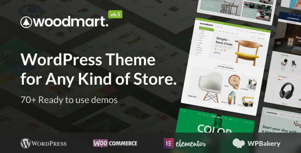 WoodMart v7.5.1 Nulled - Адаптивная тема WordPress для WooCommerce