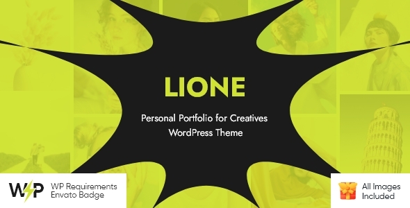 Lione v1.11 Nulled - Тема WordPress «Личное портфолио для креативщиков»