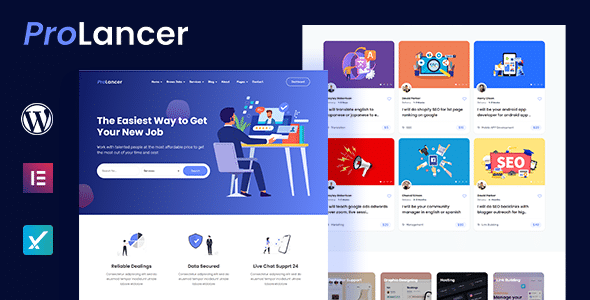 Prolancer v1.4.3 Nulled - Тема WordPress для рынка фрилансеров