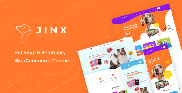 Jinx v1.0.6 Nulled - Ветеринарная тема WooCommerce для зоомагазина