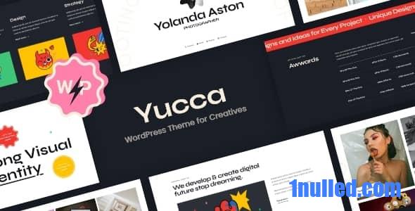 Yucca v1.14 Nulled - Тема WordPress для креативов