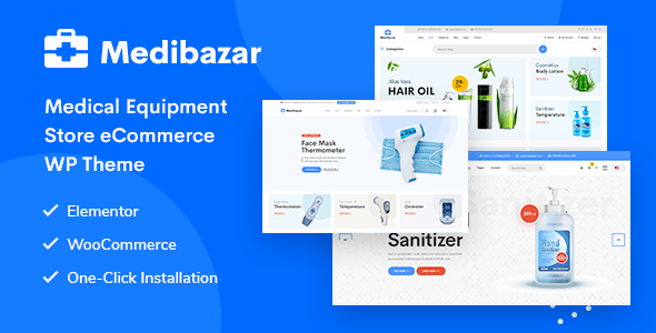 Medibazar v1.8.7 Nulled - Медицинская тема WooCommerce