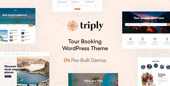 Triply v2.3.6 Nulled - Тема WordPress для бронирования туров