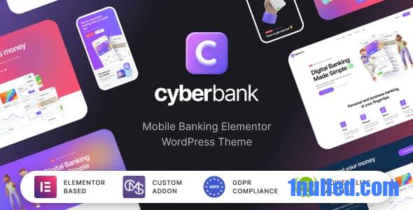 Cyberbank v1.0.10 Nulled - Тема WordPress для бизнеса и финансов