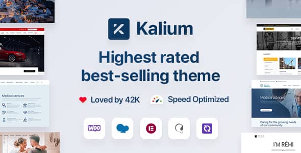 Kalium v3.14.1 Nulled - Креативная тема для профессионалов