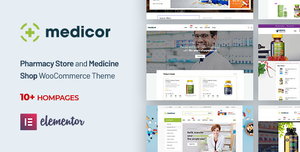 Medicor v1.7.7 Nulled - Тема WooCommerce WordPress для медицинской клиники и аптеки