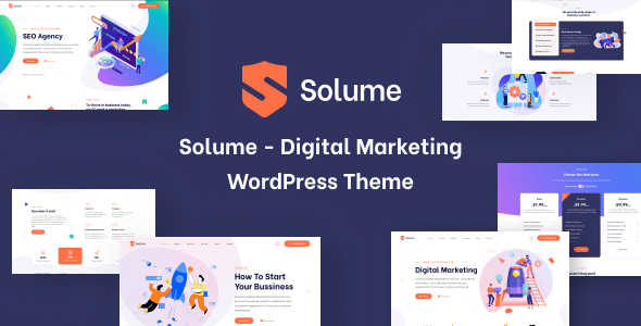 Solume v1.0.7 Nulled - Тема WordPress для цифрового маркетинга