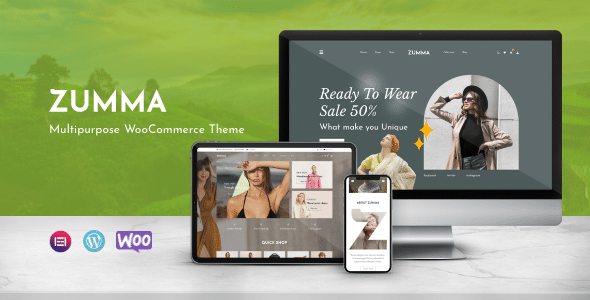 Zumma v1.0.5 Nulled - Многоцелевая тема WooCommerce