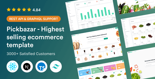 PickBazar v11.8.0 Nulled - Шаблон электронной коммерции React с React Hooks, Next JS, GraphQL REST API