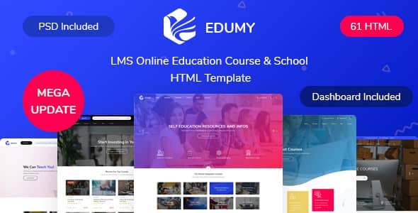 Edumy v1.2.23 Nulled - Тема WordPress для онлайн-образовательного курса LMS