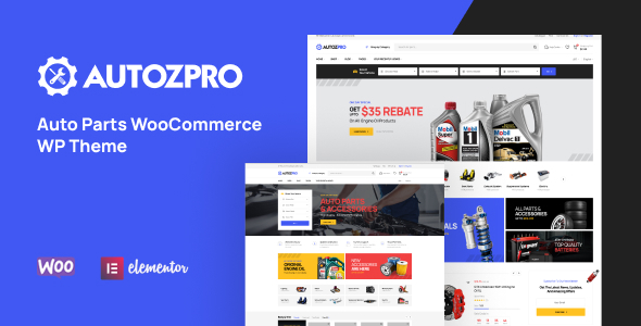 Autozpro v1.0.10 Nulled - Тема WordPress для WooCommerce «Автозапчасти»